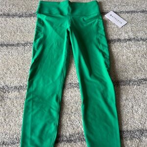 Athleta Vibrant Green Kids Leggings